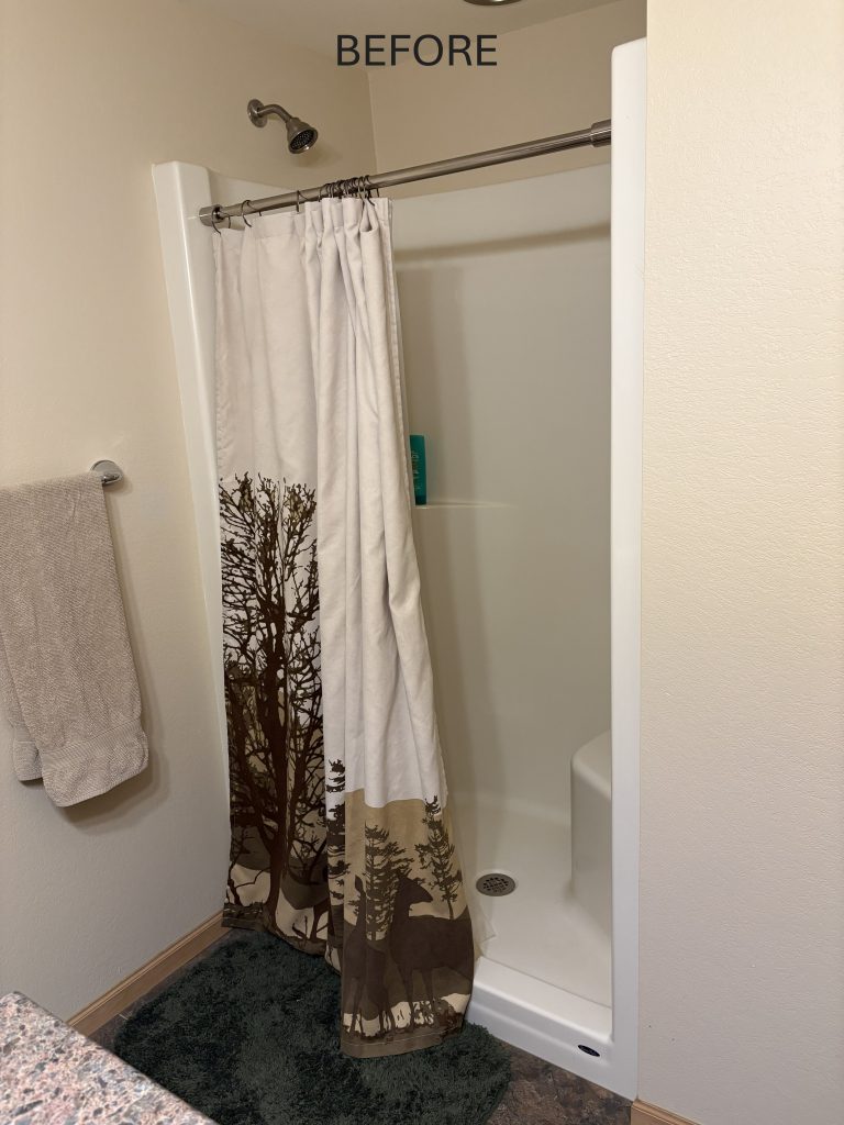 shower door before 2 text